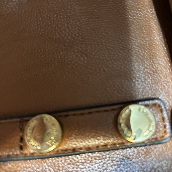 Calvin Klein Handbag/Tote Black/Brown Removable Brown Purse Business - Picture 5 of 13